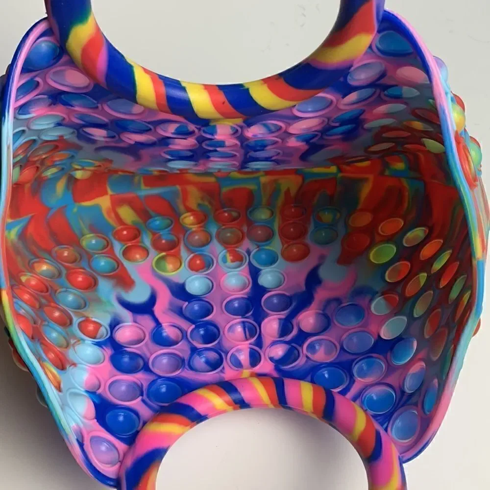 Push it pop it fidget bag purse tote toy mini bag - Picture 4 of 5